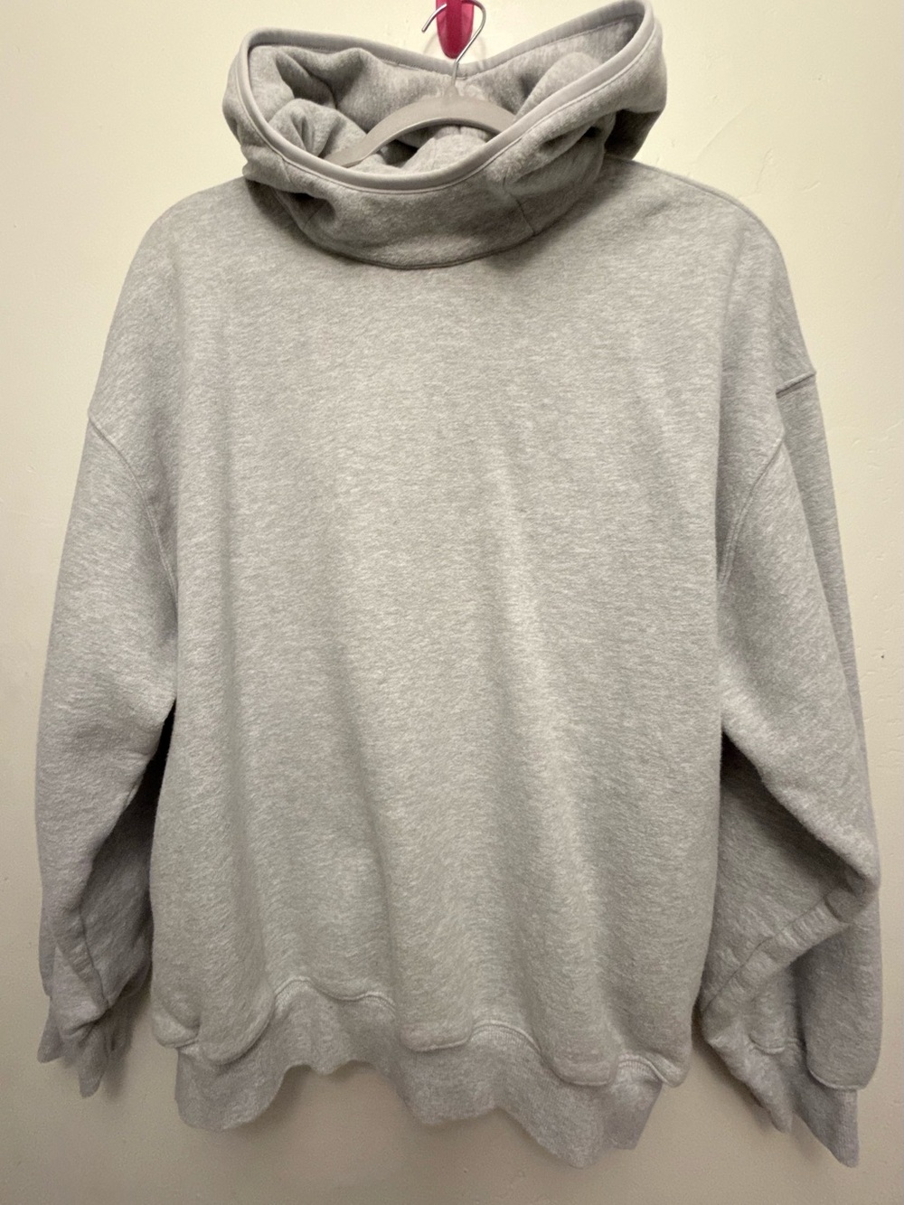 Aritzia Cozy Fleece Mega Gray Snorkel Hoodie